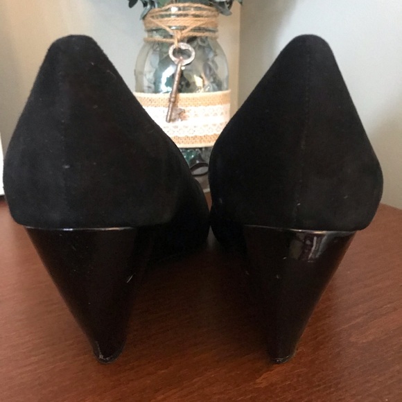 Kate Spade Cayley Suede and Patent Leather Wedge - Picture 3 of 8